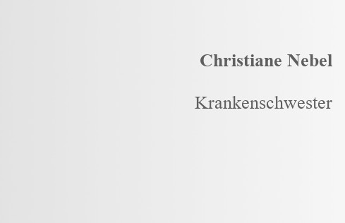 Christiane Nebel